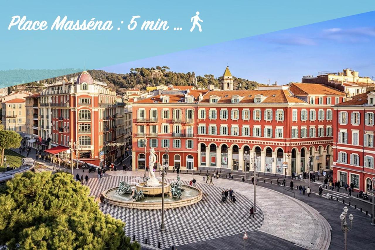 New ! Superbe Studio Vieux Nice - Climatise ภายนอก รูปภาพ